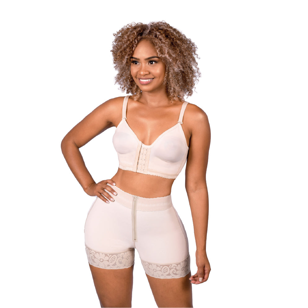 Colombian Shaper Butt Lifter Short with Zipper